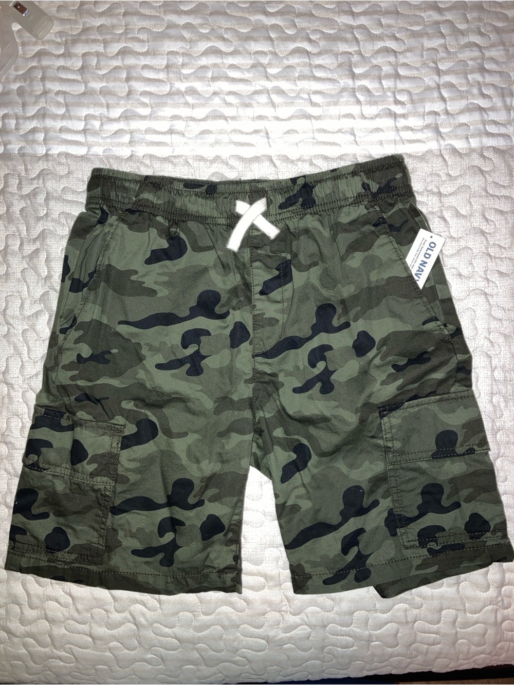 NWT Old Navy Camo Cargo Shorts Boys XL 14-16
